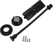 Fish Finder Mount Base,360 Degree Rotation Fish Finder Holder Universal Mount Base GPS Plate Rotating Boat Supporter