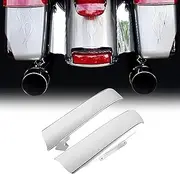 TDZ 2014-2023 Saddlebag Filler Panels Fits for Harley Davidson Touring Electra Glide Road Glide Road King Street Glide Models,Chrome