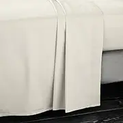 Bianca 400Tc Cotton Sateen Super King Flat Sheet Oyster