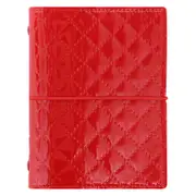Filofax Domino Luxe Pocket Organiser Diary/Task Planner Office Stationery Red
