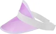 [VALICLUD] Foldable Hat Ponytail Hole Sun Headband Men's Visor Hat for Beach Summer Use