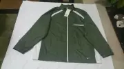 Vintage nineties Nike Men's Nylon Jacket size 2XL Green and White.