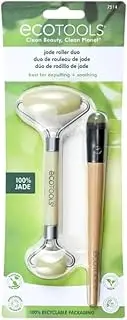 EcoTools Jade Roller Facial Set, Face Roller and Under Eye Roller Massage Tool, 1 Count