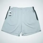 Solaris Active Men's Workout Shorts XXL Gray Phone Pocket NWT