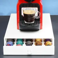 在飛比找ETMall東森購物網優惠-膠囊咖啡雀巢nespresso收納盒展示架置物架抽屜膠囊盒咖