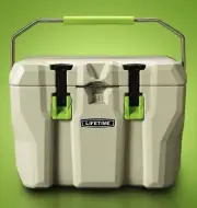 Igloo Overland 52 Qt. Ice Chest Cooler Roller Wheels STONE SLATE 80 Cans USA