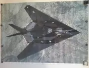 PLAISTOW PICTORIAL POSTER #C217 STEALTH FIGHTER 25"X35"