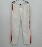 Brandblack Side Stripe Track Pants in White size S/Small NWT
