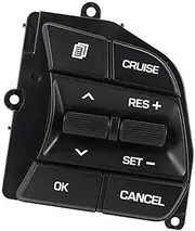Vuzmode Car Cruise Control Button, for Hyundai, for Sonata 9 LF Car Right Side Steering Wheel Cruise Control Button Switch Interior Accessories Volume Switch Button Steering Wheel Control Switch Butto