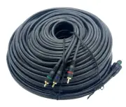 100-ft. 3-RCA to 3-RCA Composite Video/Audio Cable