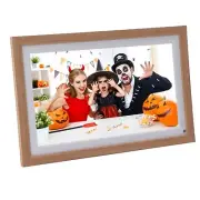 YA (Prise UE)15.6 Inch Digital Photo Frame Smart WIFI Touch Screen Photo Frame