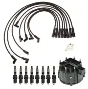 ACDelco Ignition Kit Distributor Rotor Cap Wire Spark Plugs for Caddy Buick 5.0L