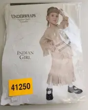 Underwraps Indian Girl Childs Costume Large B2302