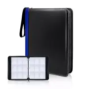 9 Pocket Trading Card Binder with Zipper for 720 Cards Collection Book