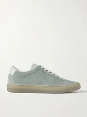 [COMMON PROJECTS] COMMON PROJECTS - Tennis 70 Leather-trimmed Suede Sneakers - Gray - IT37 IT 37 Gray