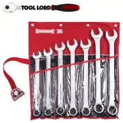 Sidchrome 7 Pce Ring & Open End AF Imperial Spanner Set 1-1/16"-1-1/2" SCMT22413