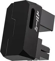 EZDIY-FAB Shield Series 8-Pin PCIe GPU Power Adapter,180-Degree U-Turn Angled Connector, Aluminum Design for Graphics Cards – Standard Type, Black-1 Pack