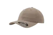 Flexfit Garment Washed Cotton Dad Baseball Cap (Pack of 2) (Khaki) (S/M)