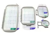4-Piece Embroidery Hoop Set for Brother SE2000 SE1900 PE750 PE750D Machine