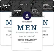 Spa Life Mens Order-less Glacial Mineral Moisturizing And Repairing Balm For The Working Hand Hand (Hand Gloves 2 Pairs)