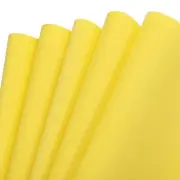 EVA Foam Sheets Yellow 19.7 Inch x 19.7 Inch 1mm Thick Crafts Sheets 5Pcs