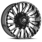 20x9 XF Off-Road XF-226 Gloss Black & Milled Wheel 5x5.5/5x150 (-12mm)