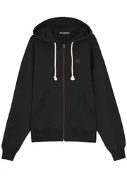 Acne Studios Hooded Cotton Sweatshirt - Black - S (UK8-10 / S) S (UK8-10 / S)