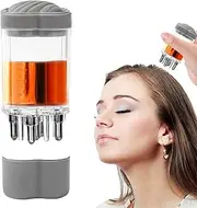 Scalp Applicator Brush - Scalp Applicator Brush with Graduated,Refillable Hair Dye Bottel, Scalp Comb Massager for Home, Travel, Apartment, School