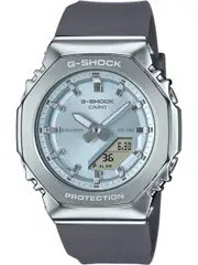 Casio Mini Oak G-Steel Light Blue GM-S2110-2AER Blue Dial Grey Plastic Womens Watch