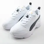 PUMA CASSIA 女鞋 白/黑 厚底 增高 黑金標 休閒運動鞋 384647-03 現貨