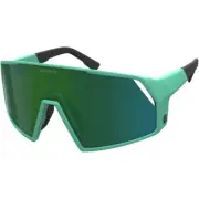 Scott Pro Shield Sunglasses Medium/Large Fit Soft Teal Green/Green Chrome