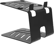 Desktop Speaker Holder Metal Speaker Heightening Rack for Monitors Durable Audio Stand with Integrated Storage for Home Office Enhances Sound Clarity and Reduces