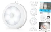 Mlambert 4 Pack Motion Sensor LED Night Light, Cordless Battery-Powered Stick