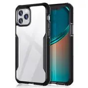 ZUSLAB iPhone 12 Pro Max 6.7" Case Tough Armour Protective Shockproof Cover for Apple - Smoke Black