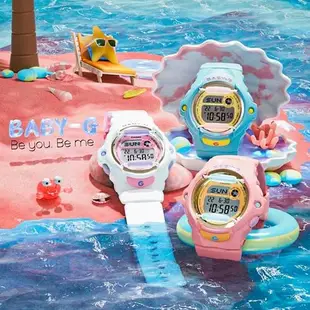 【CASIO 卡西歐】BABY-G 甜美時尚運動錶_藍_BG-169PB-2_42.6mm