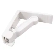4 Pcs Table Cloth Cover Spring Loaded White Plastic Tablecloth Clips