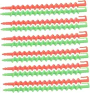 CANIGHT Natural Curls Perm and Dye Spiral Bars 22pcs Hair Rods for Long Hair Spiral Rollers Curling for Braids Curlers for Natural