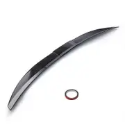 Universal Car Spoiler, Adjustable Rear Trunk Spoiler Lip Roof Tail Wing Accessories, Carbon Fiber As Shown