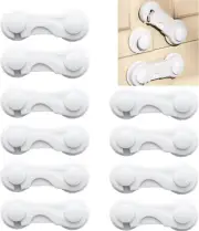 10 Pack Cabinet Locks for Babies and Child Safety,Hild Safety Locks Drawer Locks