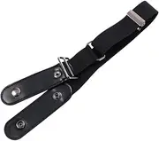 [FOMIYES] Invisible Belt Belts Jeans Elastic Belt for Women Thin Stretch Belt Pants Buckle Waist Belt Unisex Leather Belt Belt Navy