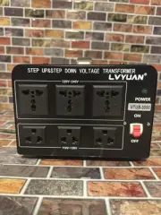 3000 Watt Voltage Converter Transformer Heavy Duty Step Up/Down AC 110V/120V/220