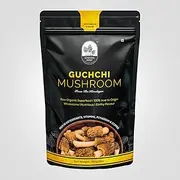 Shroom Boost Gucchi Mushroom | Himalayan Kashmiri Morel Mushrooms | Nutrient-Rich, Heart-Healthy, Versatile Culinary Delight, Super Food and Dried Mushroom 100g