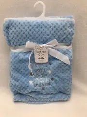 Duck Duck Goose Love You to the Moon and Back Baby Blanket Security Lovey Plush