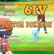 6IV/200AV Shiny Pokemon for Pokemon Let's Go: Pikachu! and Let's Go: Eevee!
