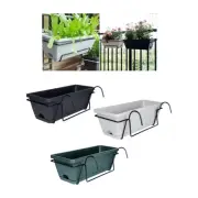 Window Box Planter Hanging Garden Planter Garden Balcony Railing Planter Pot