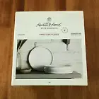 NEW Hearth & Hand Magnolia 4 pc Set Stoneware Appetizer Plate Matte Sour Cream