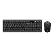IK1600 2.4GHz Wireless Keyboard & Mouse Combo Set 104 Keys Silent Keyboard 1600DPI Mouse with USB Receiver for Computer Laptop PC