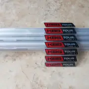 2 New Sets Of $800 KBS C Taper 110R 3-PW 8 Shafts .355 Taper Regular Flex