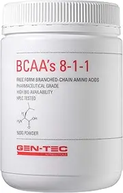 Gen-Tec Nutrition BCAA Powder, 500 Grams