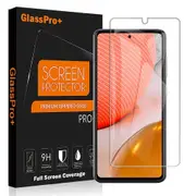[1 PACK] For Samsung Galaxy A72 Screen Protector Full Coverage Tempered Glass Screen Protector Guard (Clear)